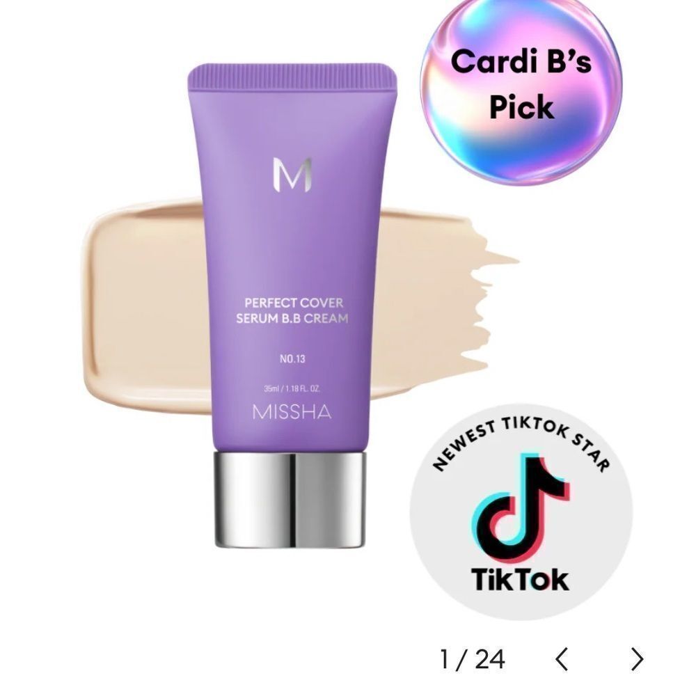 Missha Perfect Cover Serum BB Cream No.19 New in Box